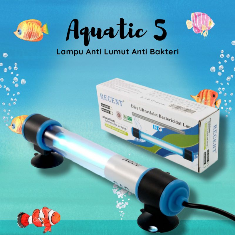 Lampu Anti Lumut Anti Bakteri RECENT UV AA 9WATT