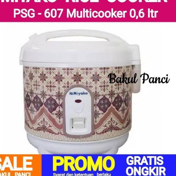 Recomended MIYAKO RICE COOKER PSG 607 0,6 Liter Penanak Nasi Rice Cooker Mini Kecil Serbaguna
