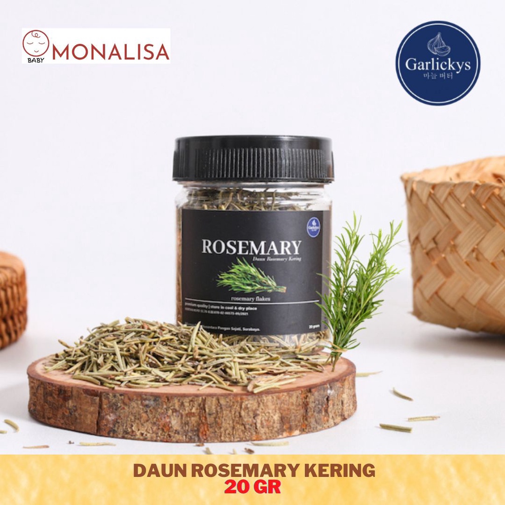

Garlickys Daun Rosemary Kering / Dried Rosemary Leaves Premium