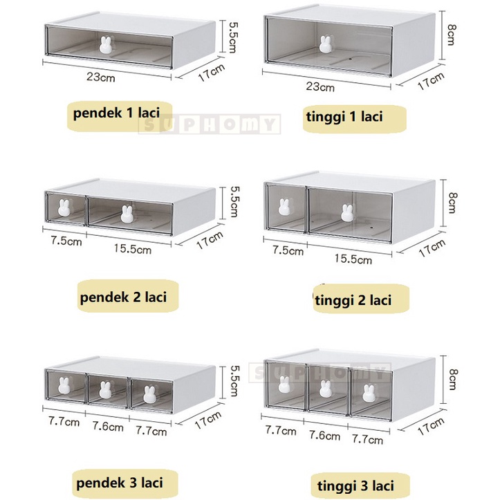 Rak Pensil/Kotak Laci/Kecil Laci Susun/Rak Kecil/Meja Tempat Penyimpanan/Penyimpanan alat tulis /Rak Alat Tulis/Mini Drawer Storage Box/Desk Laci Mini/Desktop Drawer