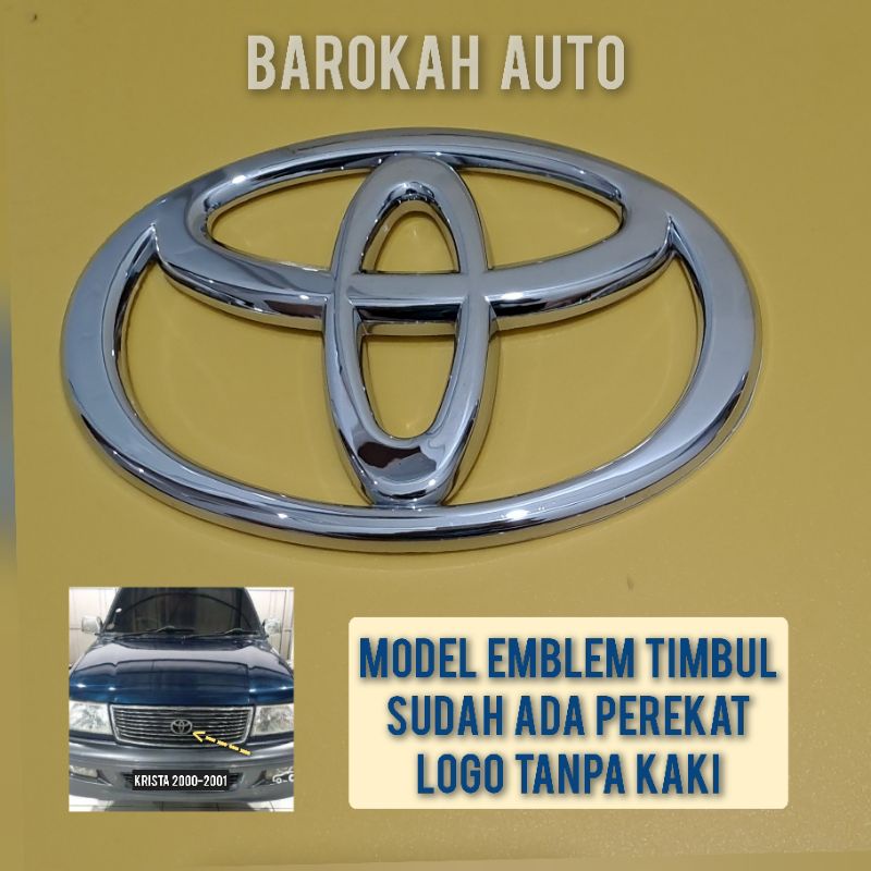 Jual Emblem Logo Toyota Depan Mobil Kijang Krista Model