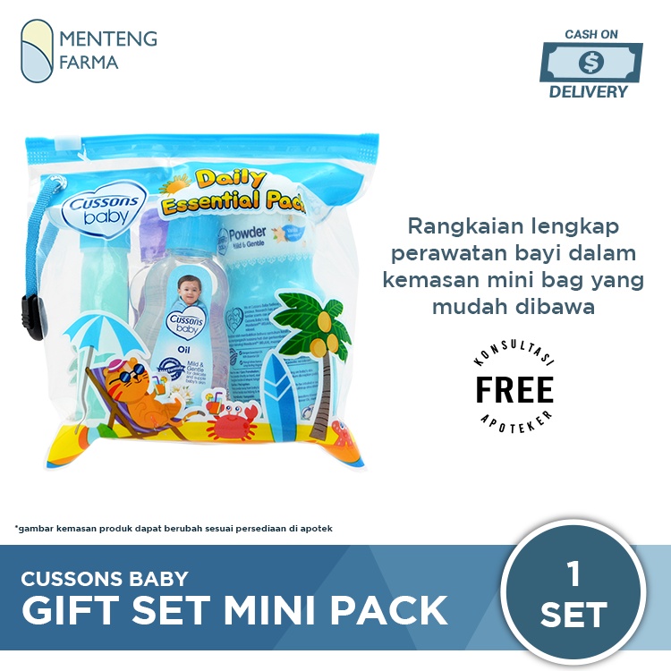 Cussons Baby Gift Set Mini Pack - Paket Hadiah Kado Hampers Bayi Lahir