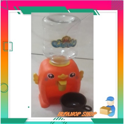 Mainan Dispenser Mini Anak Galon Air Minum Plastik Kecil Karakter