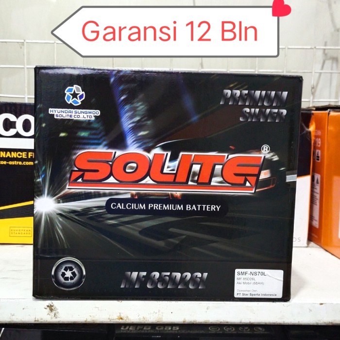 Jual Aki Accu Kering Innova Diesel Fortuner Diesel Pajero SOLITE MF