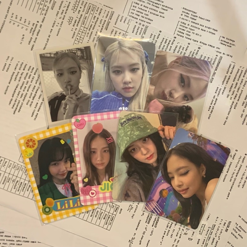 photocard blackpink official