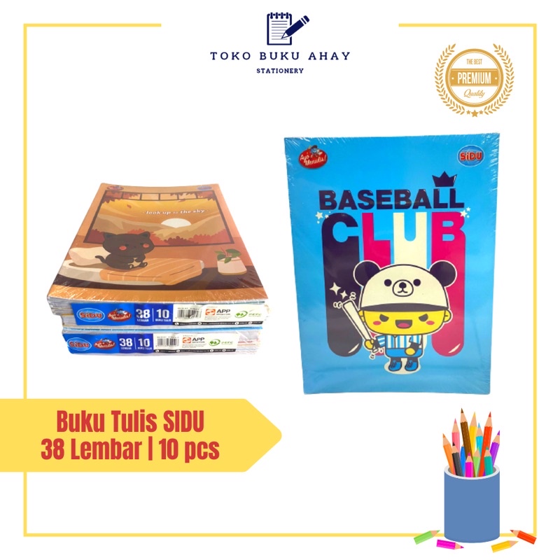 

BUKU TULIS SIDU 38 LEMBAR /SINAR DUNIA/BUKU SEKOLAH/BUKU TULIS