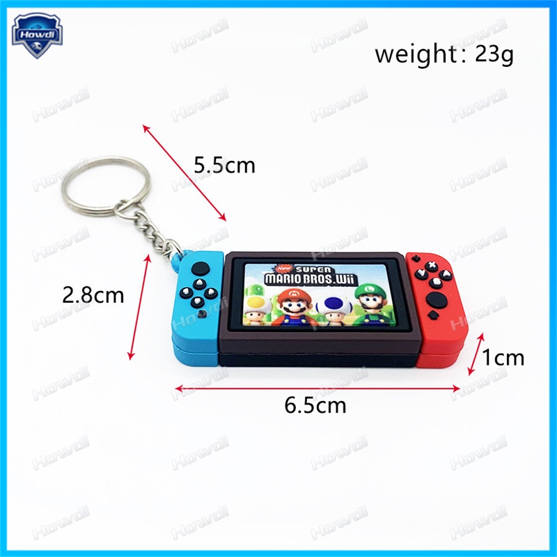 Aksesoris Kunci Mobil Mario Super Mary Game Key Chain Animal Sen Zelda Nintendo Key Pendant Liontin Kartun