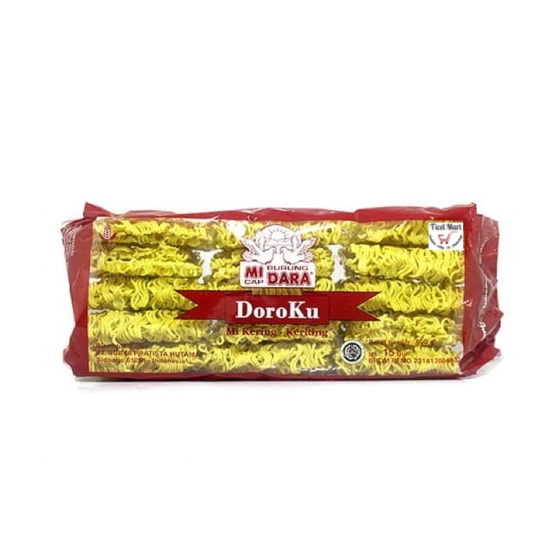 

Mie Kuning Keriting cap Burung Dara 15pcs 600gr DOROKU