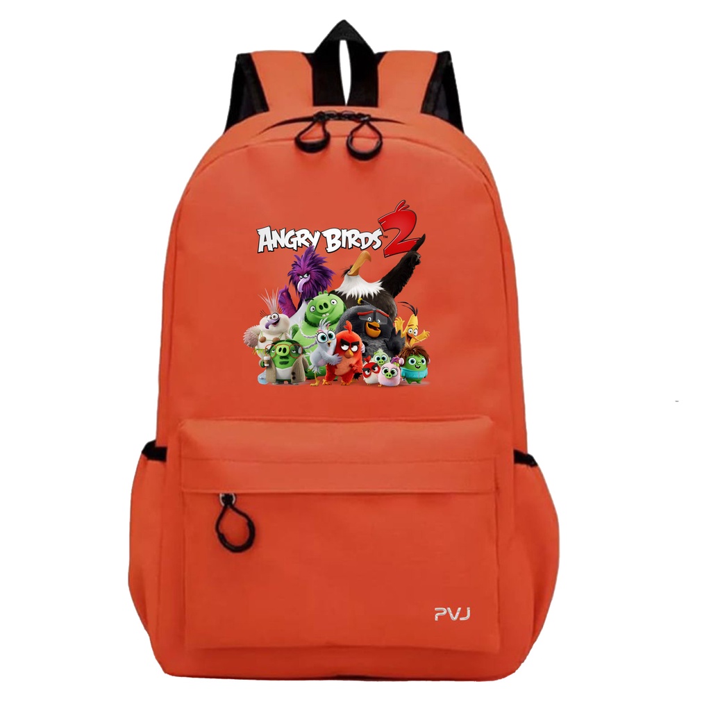 PVJ - Tas Ransel Sekolah Anak Laki-Laki Karakter Agry Bird Backpak