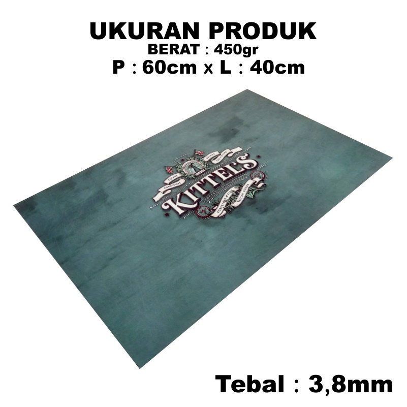Keset Kaki Kamar Mandi Nyerap Air Anti Bakteri Premium Anti Slip Keset Batu Kamar Mandi motif lucu 2.8 RUMAHDESIGN-GZN-13-3.8