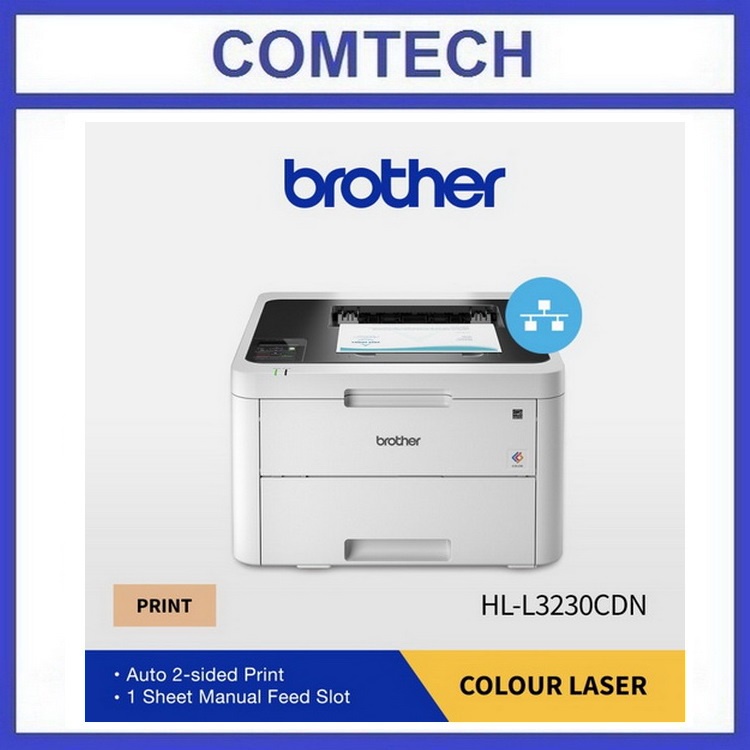Brother HL-L3230CDN Printer Colour Laser Duplex Network Warna