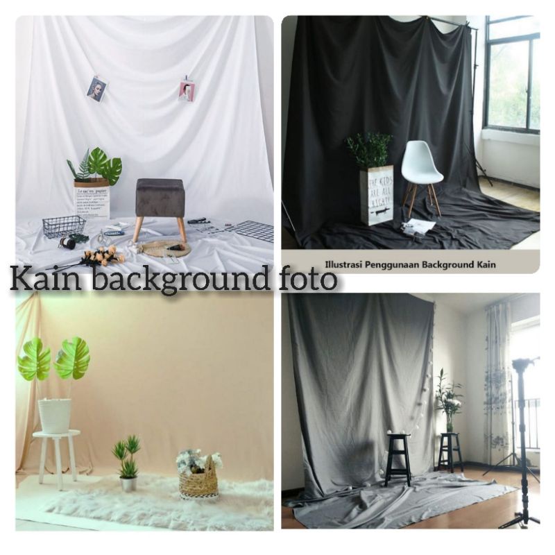 Kain katun polos untuk Dekorasi Poto studio