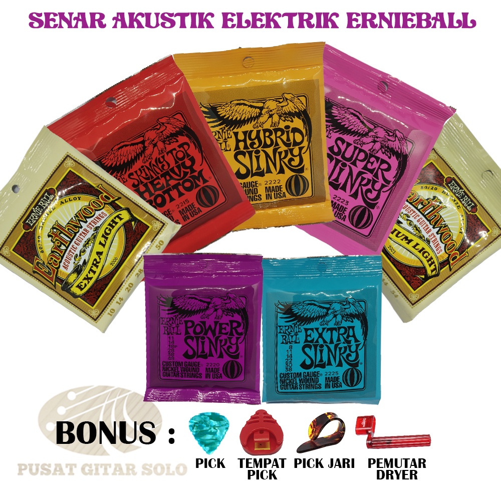 Senar Ernie Ball Akustik Elektrik