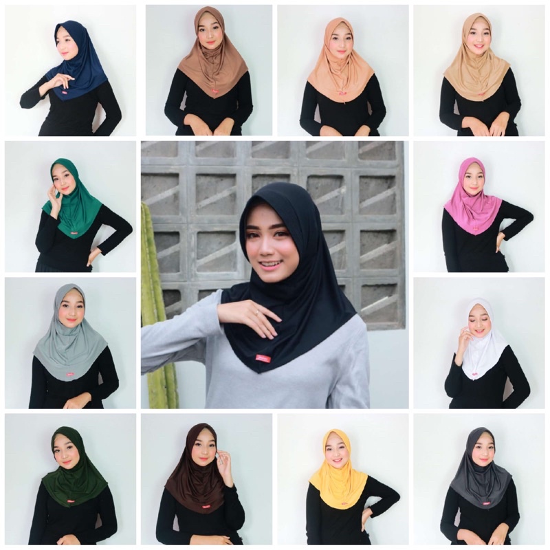 Bergo sport/Hijab Sport/Hijab Jersey/Hijab Sekolah