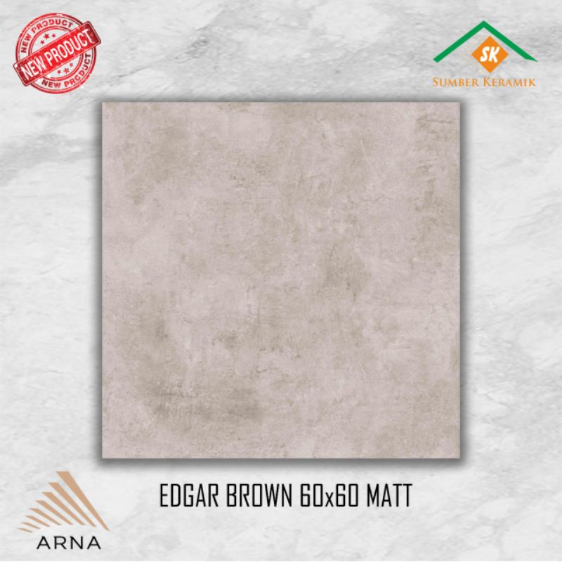 Granite lantai 60x60 edgar brown / matt / arna