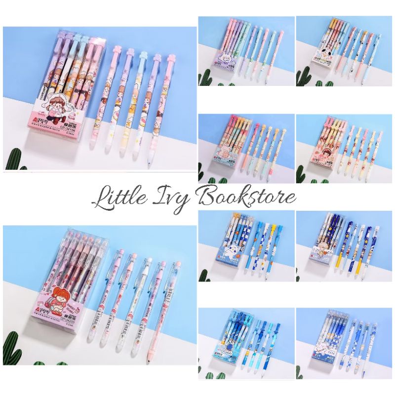 

Pulpen Pen Gel Erasable AODEMEI Odemei Fancy 0.5mm Bisa Di Hapus Hitam/Refill GR-402. Alat Tulis Stationary
