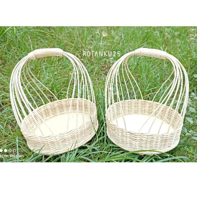 Keranjang rotan / hampers rotan / seserahan rotan / parsel rotan/keranjang serbaguna