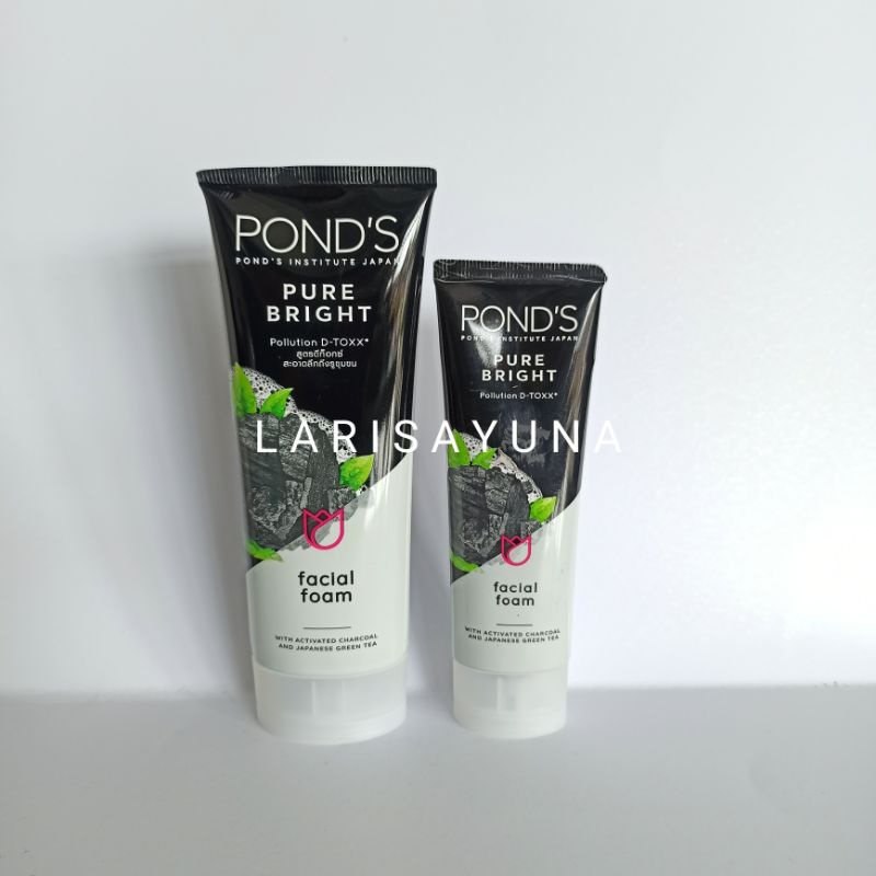Jual PONDS FACE WASH CHARCOAL 50/100ml Shopee Indonesia