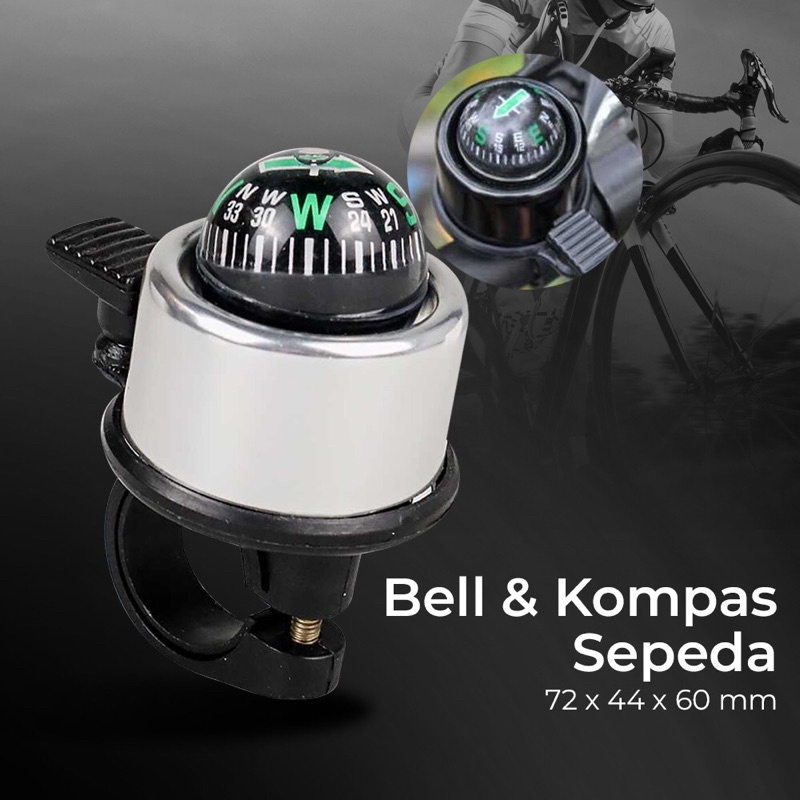 Bell Bel sepeda plus Kompas Sepeda