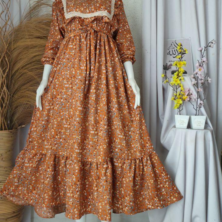 Terbaik GAMIS BORDIR MANDIRA KATUN PARIS