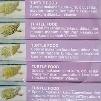 PAKAN/MAKANAN KURA PELET KURA MURNI TURTLE FOOD