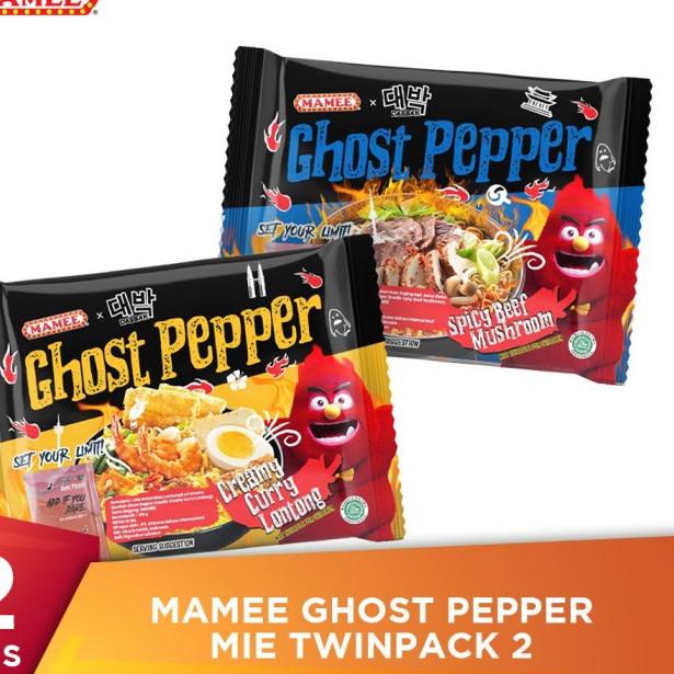 

Segera Miliki ✷ Mamee Ghost Pepper Mie Twinpack 2;