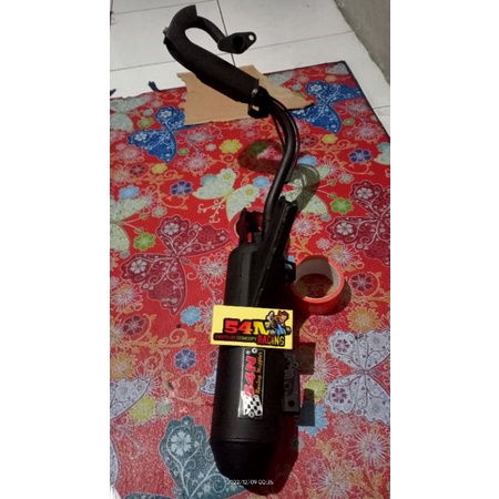 Knalpot copy CMS 54n beat Scoopy Genio terbaru.