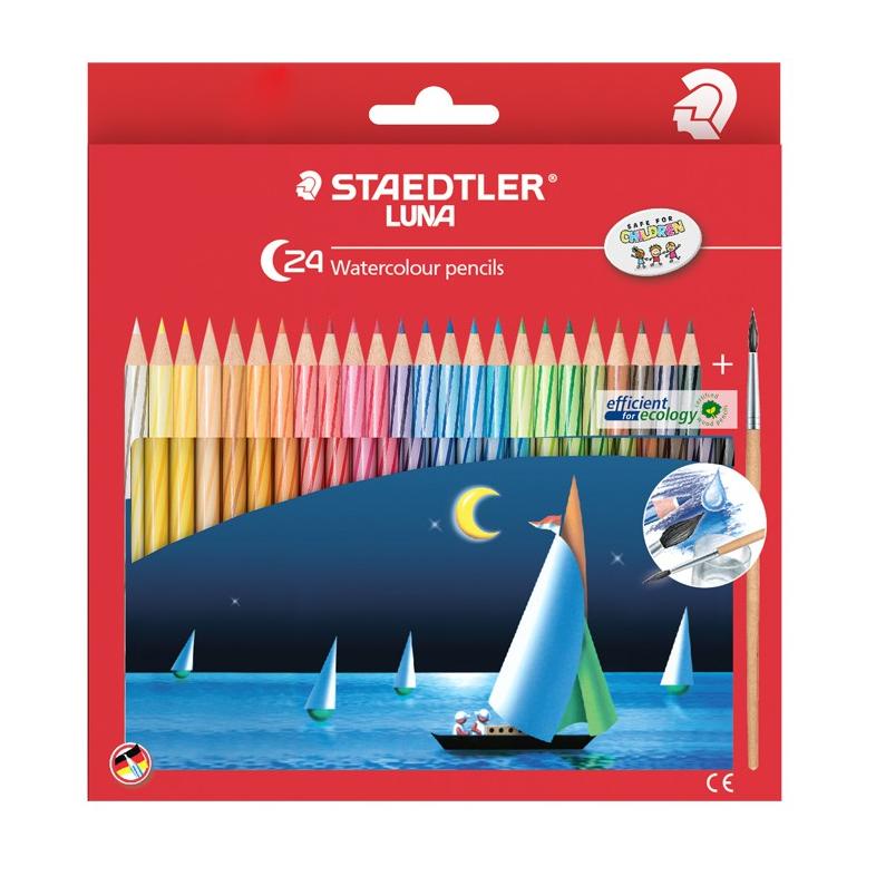 

STAEDTLER LUNA AQUARELL WATERCOLOUR PENSIL 137 C24 - ISI 24 PCS TERLARISS...,,,,,