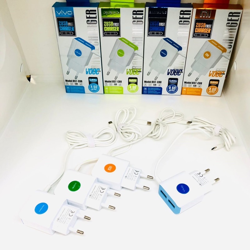 Charger Branded BST-C08 Plus Kabel Micro High Quality