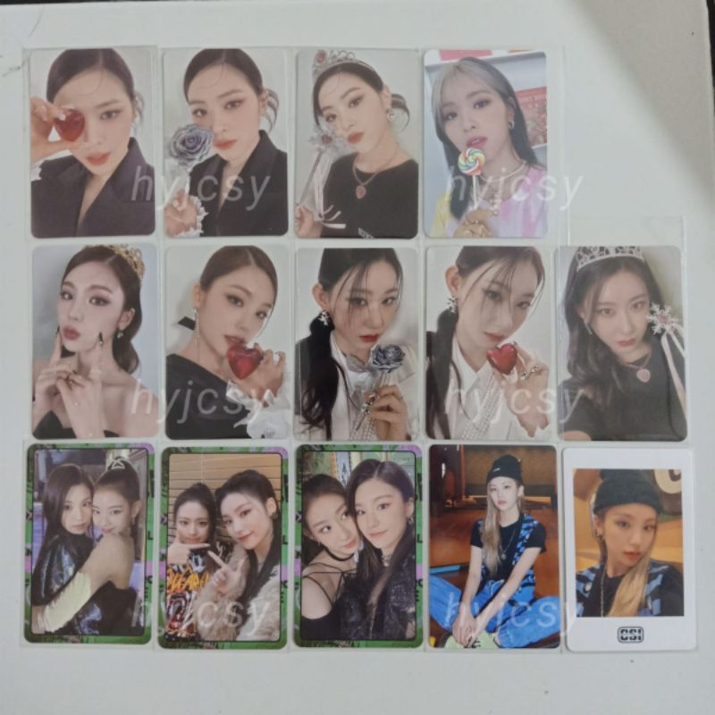 OFFICIAL PHOTOCARD ALBUM ITZY YEJI LIA RYUJIN CHAERYEONG YUNA CHECKMATE CIL CRAZY IN LOVE WANNABE CS