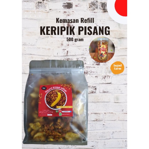 

KERIPIK PISANG ANEKA RASA (KEMASAN REFILL 500 GRAM)