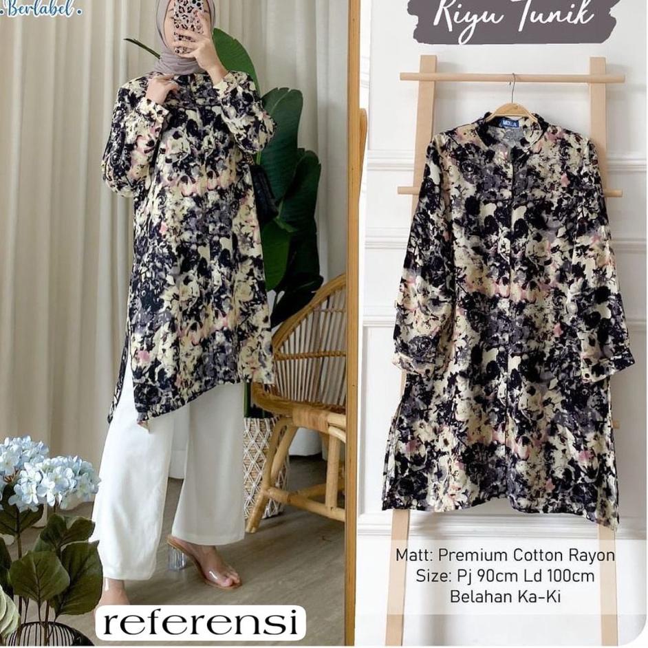 Baru Tunik Jumbo Kekinian 2021 Atasan Wanita Muslim Big Size  MASKER XL XXL XXXL 4L 5L ld 110 120 13