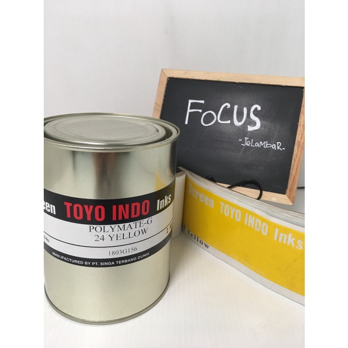 Toyo Polymate G 24 Yellow. Toyo Kuning. Cat Sablon Plastik