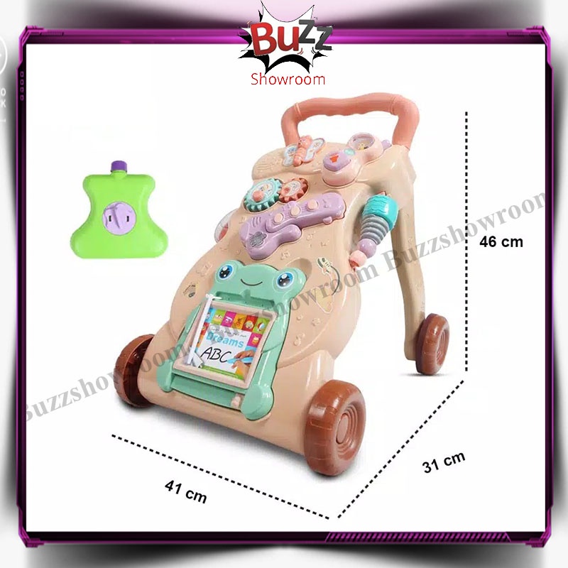 Baby Push Walker Mainan Dorong Anak Bayi Botol Pemberat Mini Car