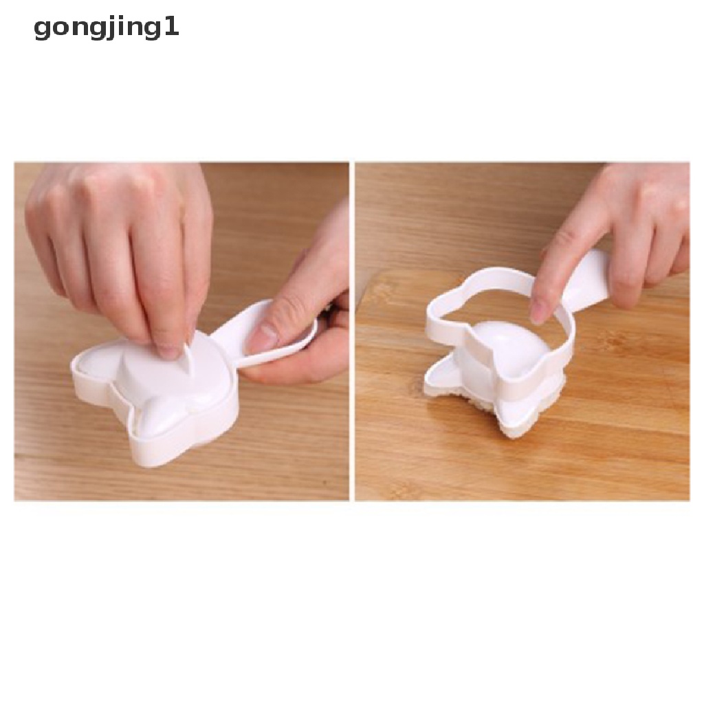 Ggg 1set Cetakan Nasi Sushi Kucing Smile Lucu Decor Cutter Sandwich DIY Tool ID