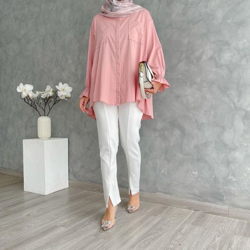 BLOUSE KATUN RAYON - AVO BLOUSE RAYON OVERSIZE