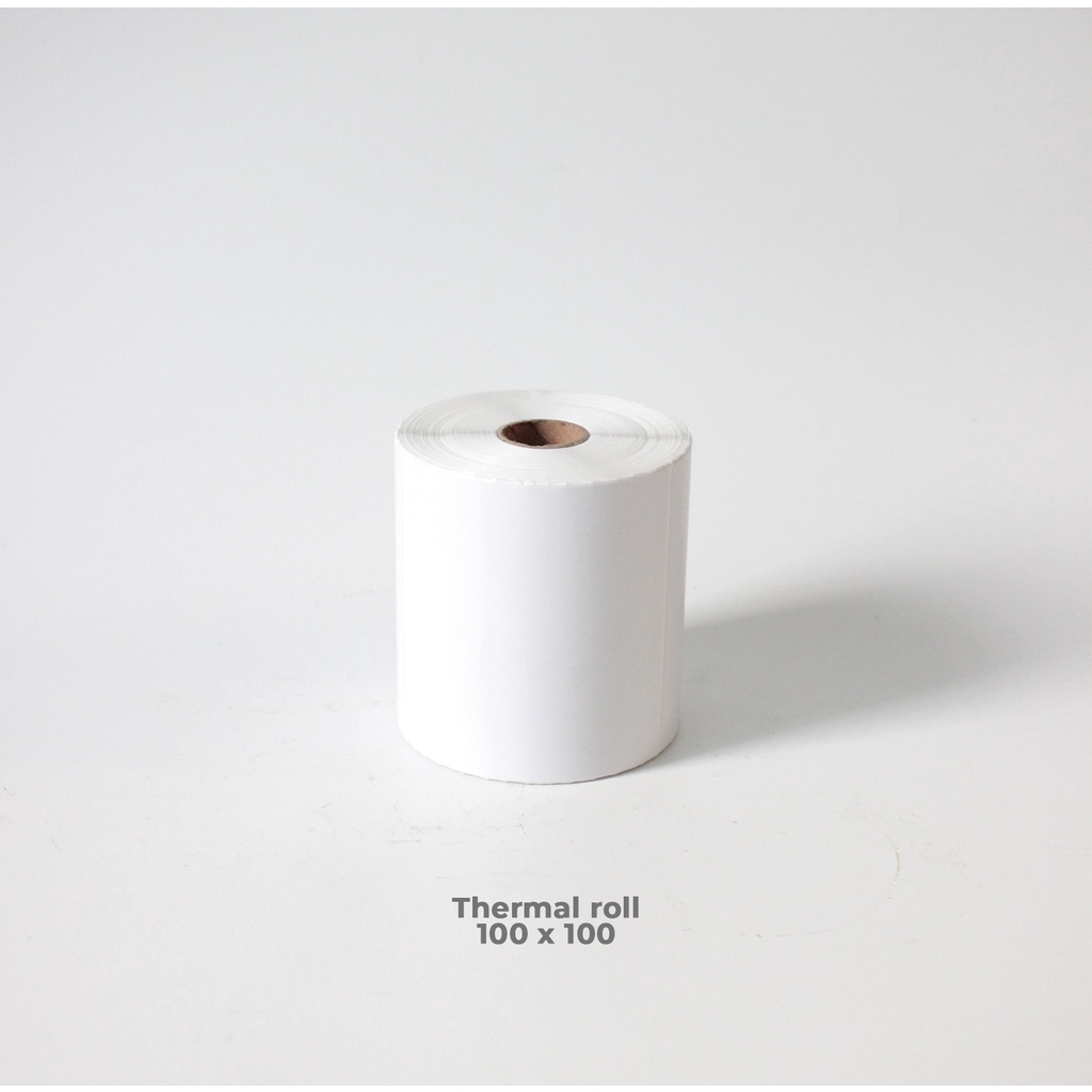 

Label Thermal Sticker 100 x 100 mm isi 500 pcs - Direct Thermal 500pcs