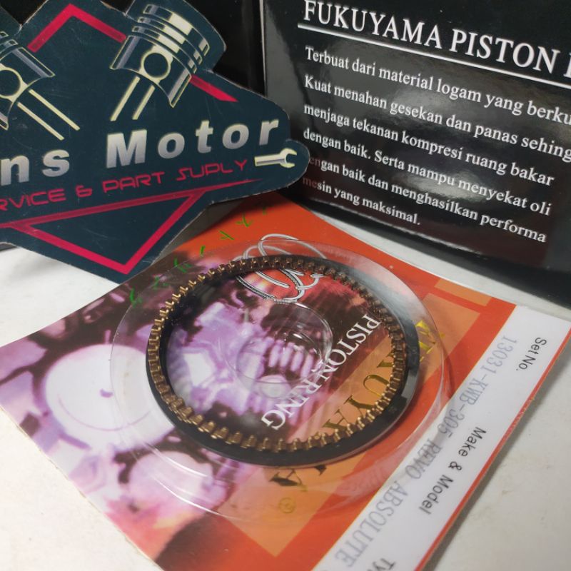 RING SEHER/RING PISTON BLADE/REVO ABSOLUTE KWB MERK FUKUYAMA