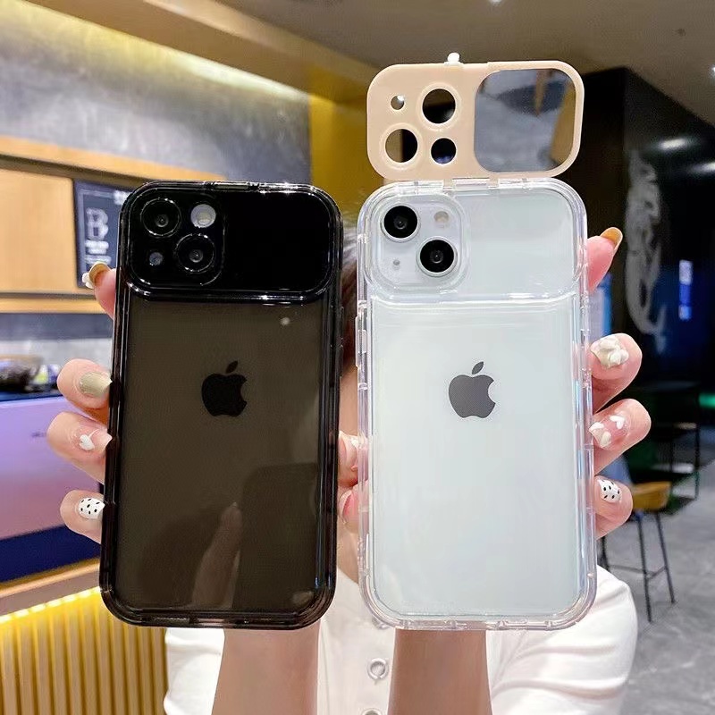 IPHONE Flip Mirror Cermin Rias Casing Ponsel Iphone11 12 13 14 Pro Max Plus X Xs Max Xr 7 8 Plus Sarung Case Shockproof