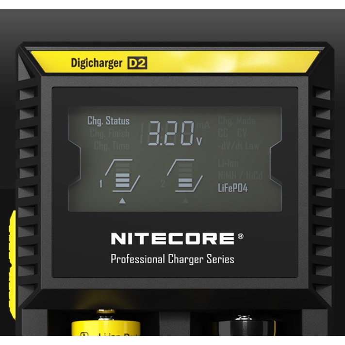 CHARGER NITECORE D2 EU - 2 SLOT AUTHENTIC