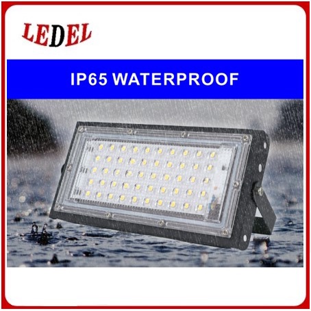 Lampu Sorot / tembak Led 50 Watt / 50 W model Slim tipis led xitey LED Flood light Module SMD 50 led