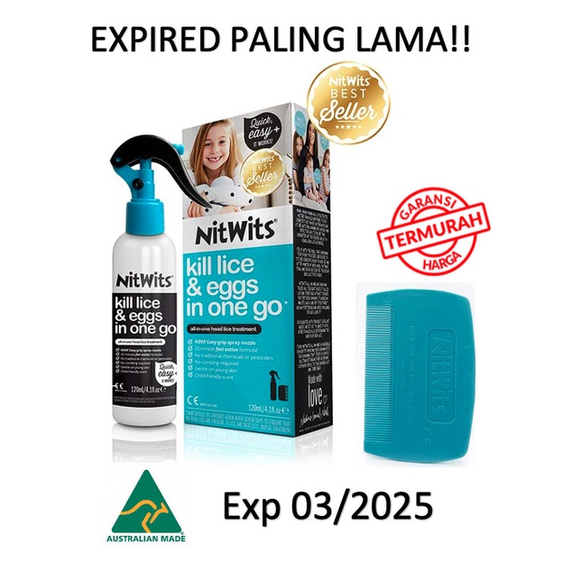 Saku Nitwits All In One Head Lice Solution - 120Ml