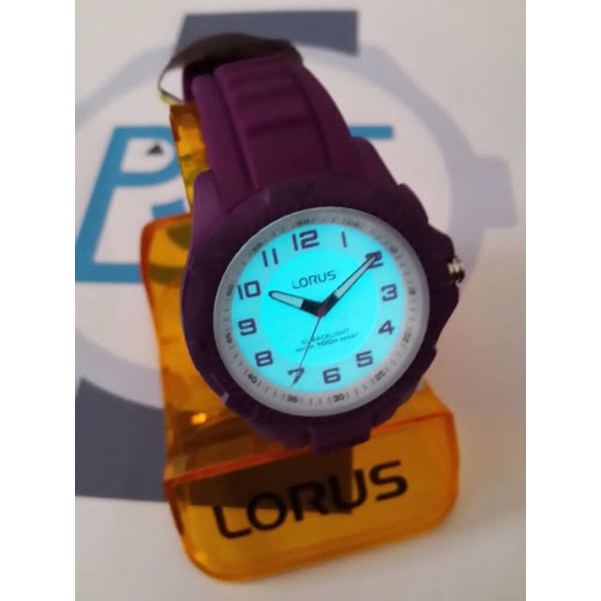 Jam Tangan LORUS R2377JX-9 Purple Strap Jam tangan anak / wanita ungu original