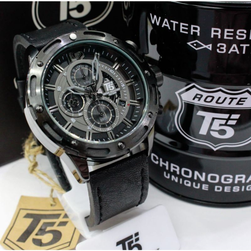 Jam Tangan Pria T5 3641 x T5 3703 Original Chronograph