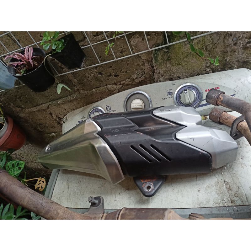 Knalpot original cbr 250 rr cbr 250rr 250 cc ori copotan standar fullsystem fullset tinggal pasang a