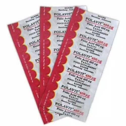 Folavit 400mg strip