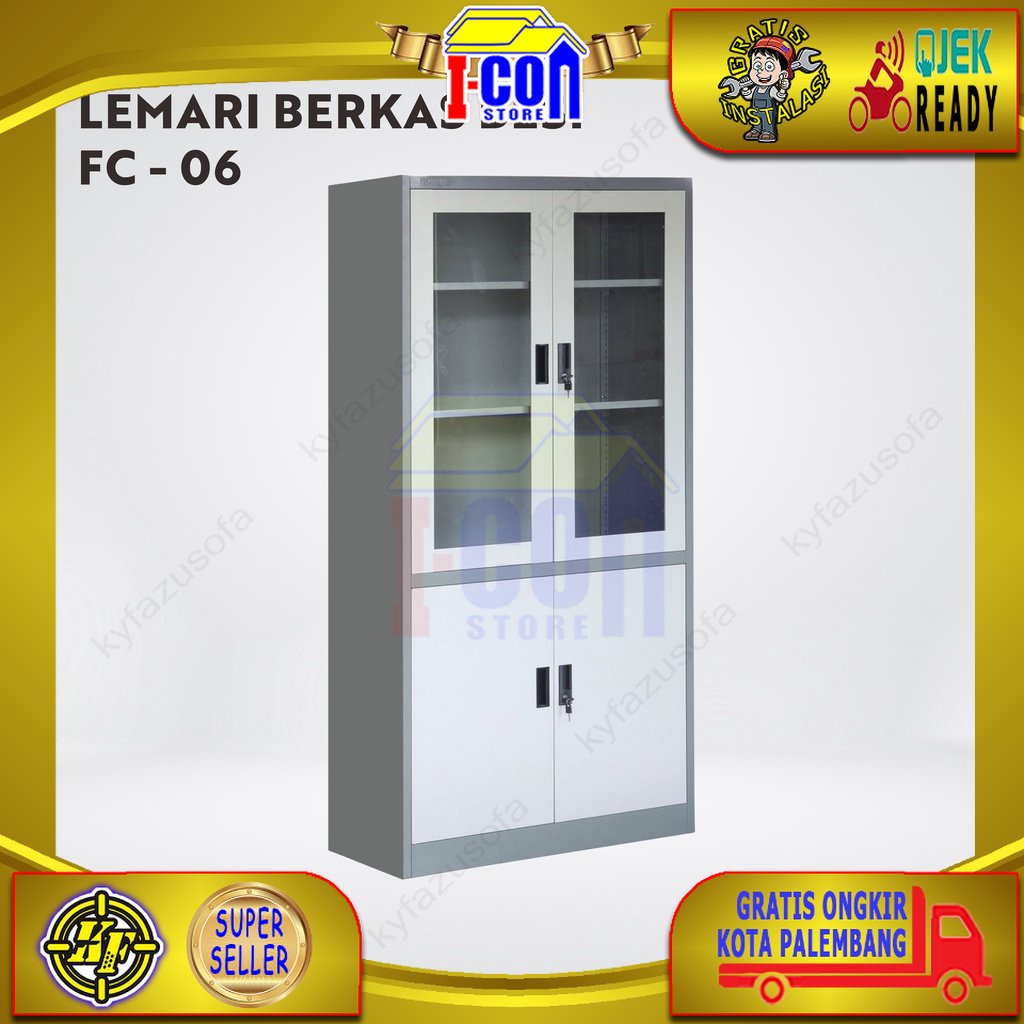 Lemari Besi Etalase kaca lemari Berkas arsip