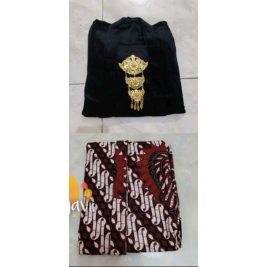 [1 Set] Kebaya Cewek + Bawahan / Jarik Instan Banyak Pilihan Motif