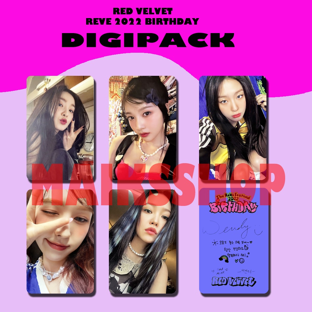 Red Velvet Reve Festival Birthday Photocard Kpop