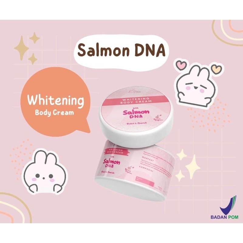 Whitening Body Cream with DNA SALMON